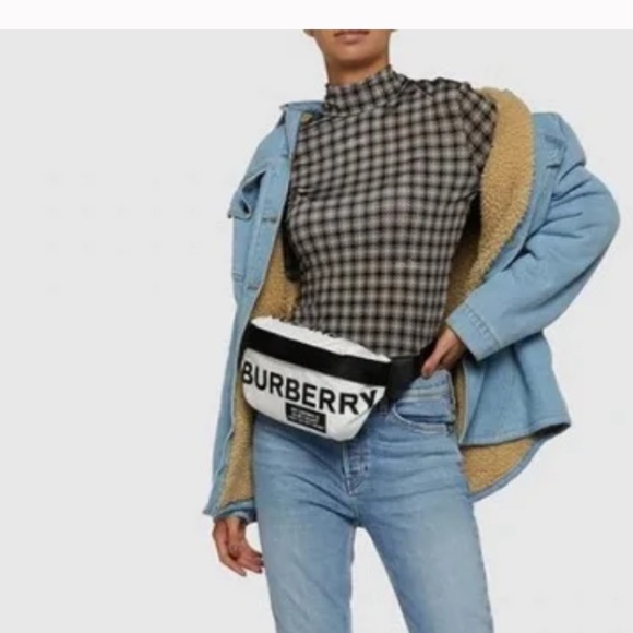 Nanushka denim jacket with shearling - Picture 6 of 7